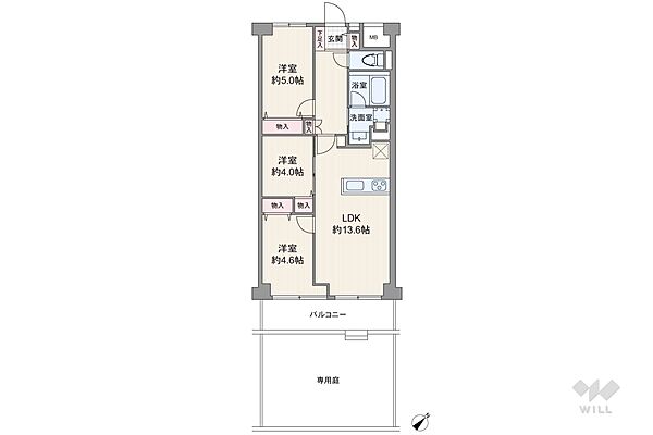 間取りを拡大表示