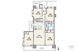 サニーコート川口元郷第2 4LDKの間取図画像