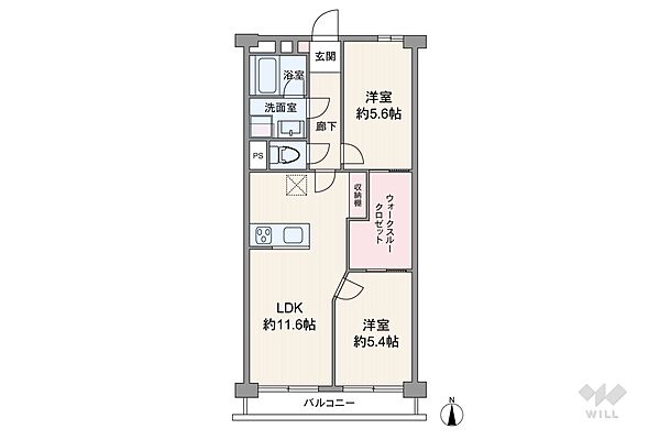 間取りを拡大表示