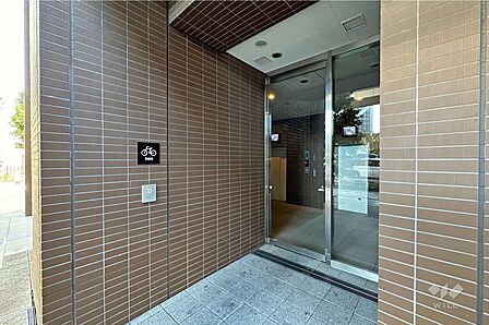 駐輪場の出入り口