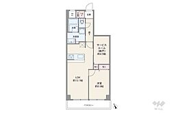 ライオンズマンション成増 1SLDKの間取図画像