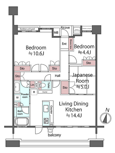 間取りを拡大表示