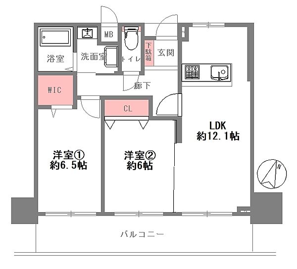 間取りを拡大表示