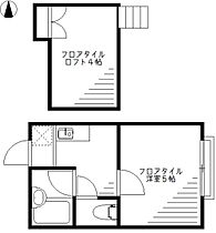 メゾンラメールII 201 ｜ 東京都杉並区西荻南３丁目18-3（賃貸アパート1K・2階・15.00㎡） その2