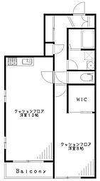 アイレックス・ヴィレッジ 1LDKの間取図画像
