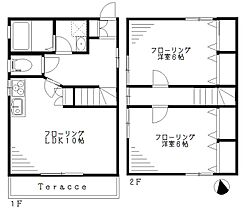 マリネラハイツ 103 ｜ 東京都杉並区西荻南３丁目1-8（賃貸アパート2LDK・2階・57.80㎡） その2