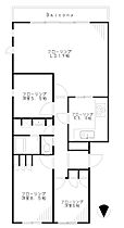 ラフィネ荻窪 201 ｜ 東京都杉並区南荻窪１丁目27-6（賃貸マンション3LDK・2階・102.95㎡） その2