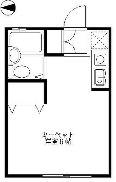 アトリエ 203｜東京都杉並区善福寺１丁目(賃貸アパート1R・2階・15.90㎡)の写真 その2