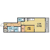 CASA　SISTINA(カーサシスティーナ) 203 ｜ 大阪府豊中市中桜塚4丁目13-22（賃貸マンション1LDK・2階・34.88㎡） その2