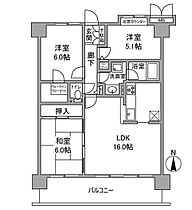 フェルティ・パーク豊中  ｜ 大阪府豊中市利倉東1丁目1-5（賃貸マンション3LDK・5階・71.25㎡） その2