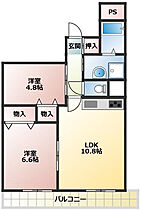 PARKHILLS新大阪OASIS 102 ｜ 大阪府大阪市淀川区西宮原1丁目4-23（賃貸マンション2LDK・1階・56.00㎡） その2