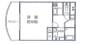 大阪府豊中市服部豊町1丁目1-11（賃貸マンション1K・4階・34.42㎡） その2