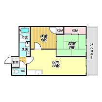 メゾンボネール  ｜ 大阪府大阪市住吉区遠里小野6丁目（賃貸マンション2LDK・3階・55.00㎡） その2