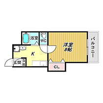 メゾンすばる  ｜ 大阪府大阪市住吉区我孫子東3丁目（賃貸マンション1K・3階・26.10㎡） その2