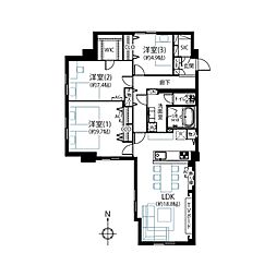 間取図画像 3LDK