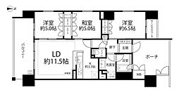 間取図画像 3LDK