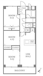 間取図画像 3LDK