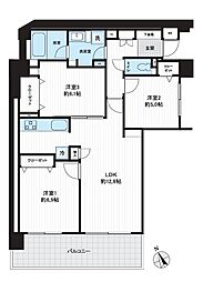 東戸塚前田町パーク・ホームズ 3LDKの間取図画像