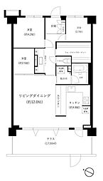クリオ茅ケ崎柳島海岸 3LDKの間取図画像