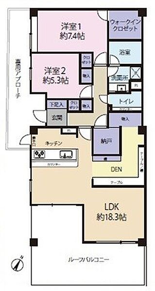 間取りを拡大表示