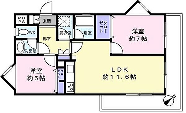 間取りを拡大表示