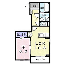 マリエレイ・ラニ 1LDKの間取図画像