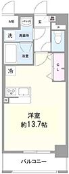 メゾンエクセレント ワンルームの間取図画像