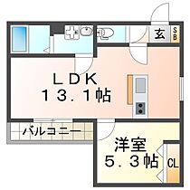 フォレ南武庫之荘WEST 103 ｜ 兵庫県尼崎市南武庫之荘3丁目18-8（賃貸アパート1LDK・1階・39.74㎡） その2