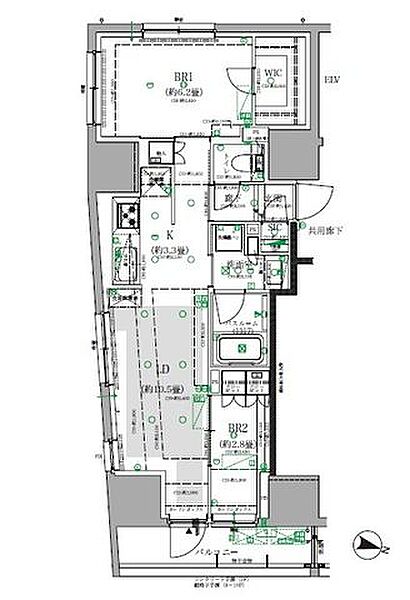 間取りを拡大表示