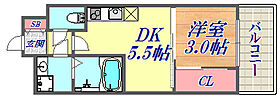 セレニテ神戸元町クレア  ｜ 兵庫県神戸市中央区海岸通4丁目（賃貸マンション1DK・13階・24.47㎡） その2