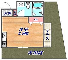 エルデ六甲  ｜ 兵庫県神戸市灘区高羽町5丁目1-9（賃貸マンション1R・4階・23.63㎡） その2