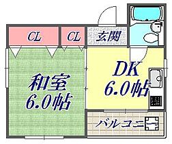 英和ハイツ  ｜ 兵庫県神戸市中央区花隈町（賃貸マンション1DK・3階・27.00㎡） その1