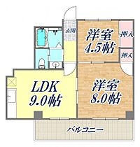 国香レジデンス  ｜ 兵庫県神戸市中央区国香通5丁目（賃貸マンション2LDK・4階・45.00㎡） その2