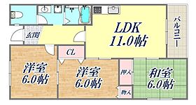 リアライズ高尾  ｜ 兵庫県神戸市灘区高尾通4丁目（賃貸マンション3LDK・6階・67.50㎡） その2