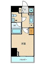 京王線 代田橋駅 徒歩6分の賃貸マンション 5階1Kの間取り