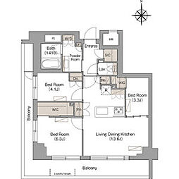 間取図画像 3LDK