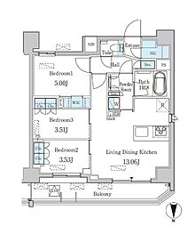 JP noie西蒲田 3LDKの間取図画像