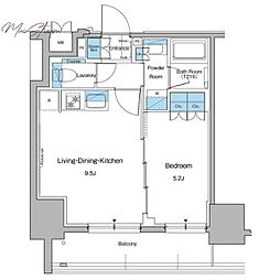 ルフォンプログレ秋葉原マークス 1LDKの間取図画像