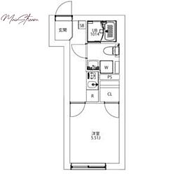 文京区小石川3丁目マンション 1Kの間取図画像