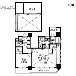 レジディア文京湯島3 1LDKの間取図画像