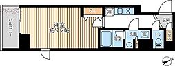 GRANPASEO日本橋三越前 1Kの間取図画像