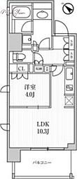 ディームス日本橋水天宮 1LDKの間取図画像