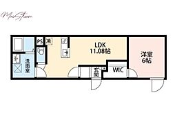 文京区大塚2丁目マンション 1LDKの間取図画像