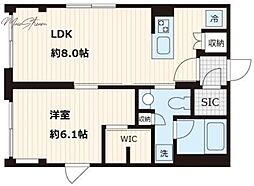 Ｆｕｌｌｅａ本郷 3階1LDKの間取り