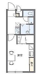 高松琴平電気鉄道長尾線 池戸駅 徒歩24分の賃貸アパート 2階1Kの間取り
