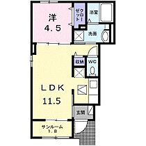 香川県高松市木太町3375番地22（賃貸アパート1LDK・1階・40.03㎡） その2