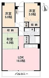 高松琴平電気鉄道長尾線 木太東口駅 徒歩4分の賃貸マンション 3階3LDKの間取り