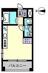 高松琴平電気鉄道琴平線 瓦町駅 徒歩4分の賃貸マンション 3階1Kの間取り