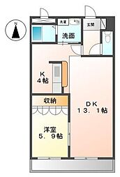 高松琴平電気鉄道長尾線 元山駅 徒歩27分の賃貸マンション 1階1LDKの間取り