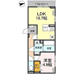 間取図画像 1LDK
